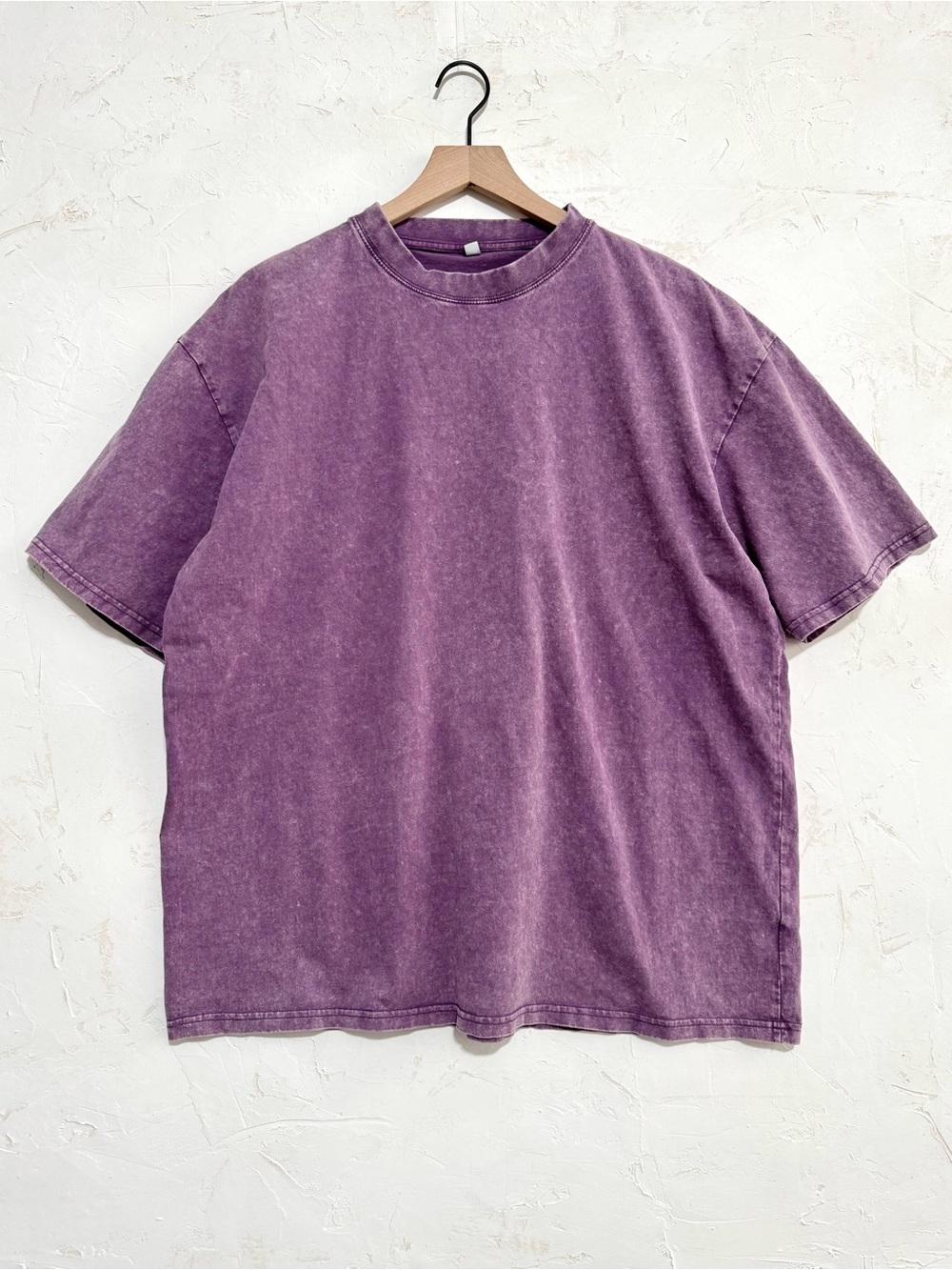 Vintage Purple Mineral Wash Arrow Graphic T-Shirt XL Oversized Cotton Tee